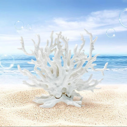 Artificial Aquarium Coral Ornament Plastic Fish Tank Plants Decoration for Aquarium Landscape (Pink)