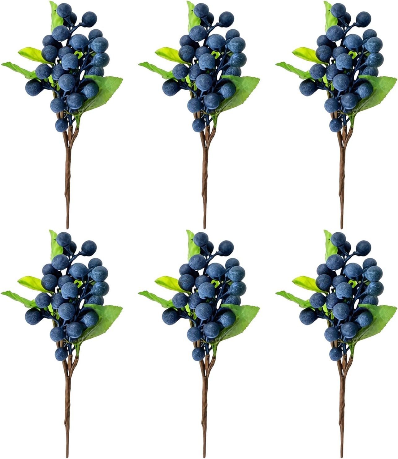 6 Pcs Artificial Lemon Branches Small Artificial Fruit Lemon Tree Greenery Decoration Faux Lemons Picks for Farmhouse Kitchen Home Table Decor Stem Fruits for Home Spring Summer Decor