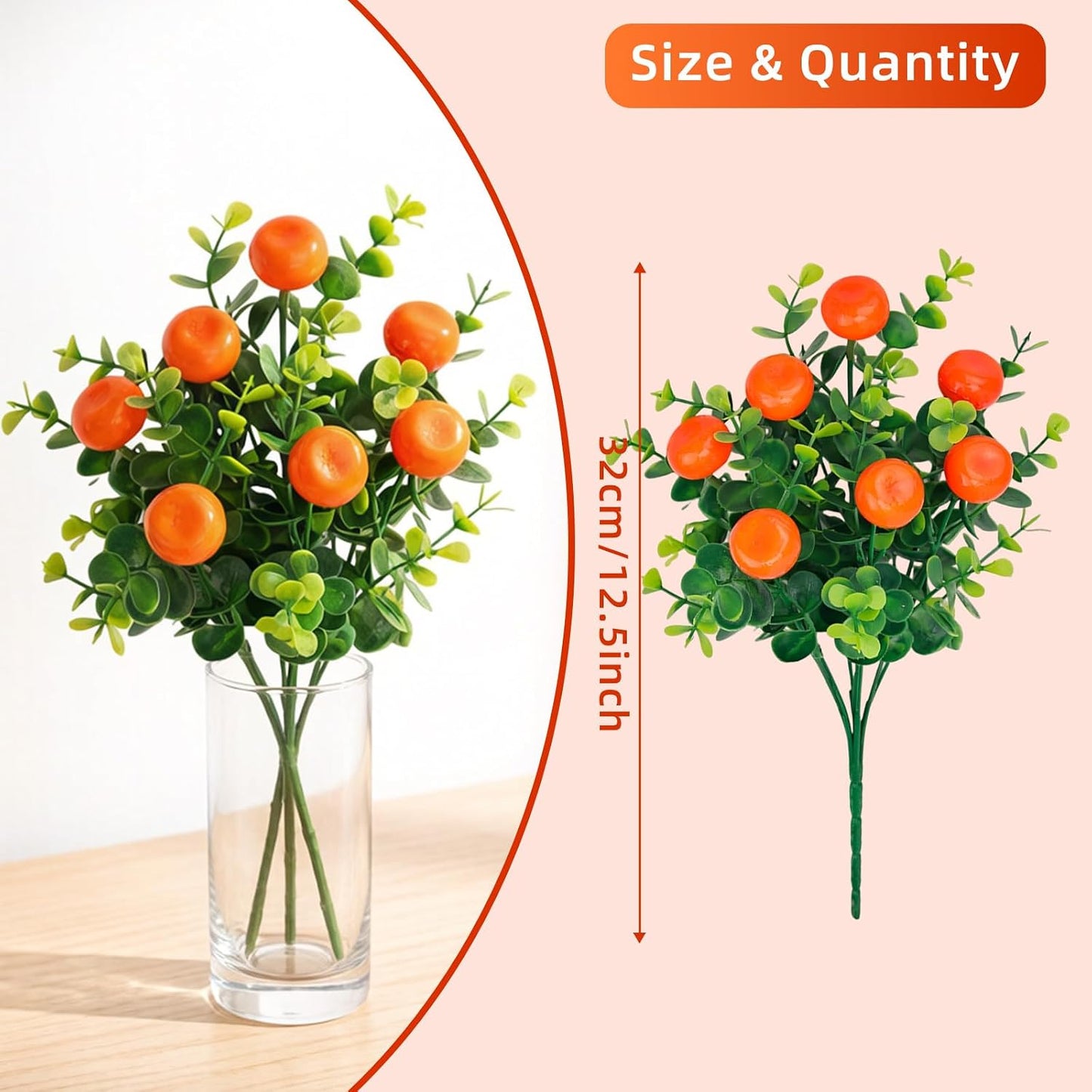 6 Pcs Artificial Lemon Branches Small Artificial Fruit Lemon Tree Greenery Decoration Faux Lemons Picks for Farmhouse Kitchen Home Table Decor Stem Fruits for Home Spring Summer Decor