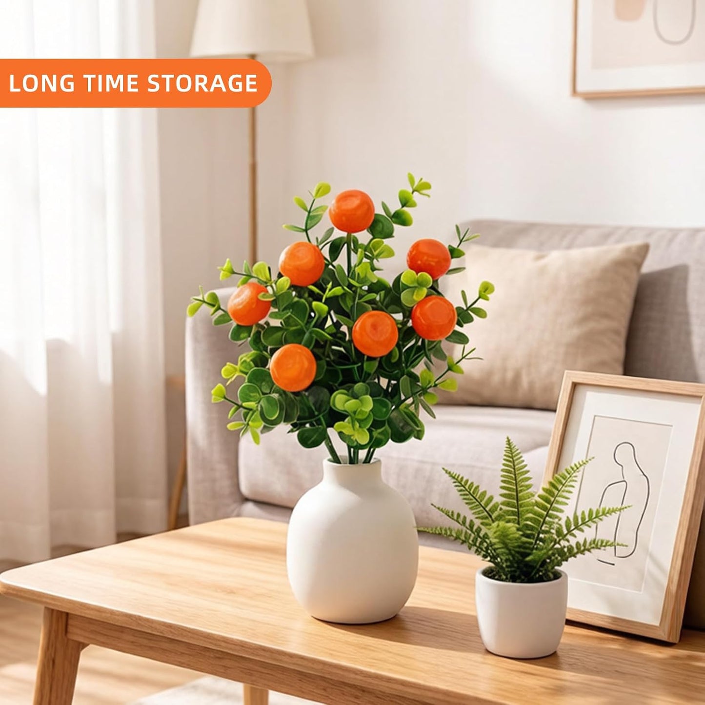 6 Pcs Artificial Lemon Branches Small Artificial Fruit Lemon Tree Greenery Decoration Faux Lemons Picks for Farmhouse Kitchen Home Table Decor Stem Fruits for Home Spring Summer Decor