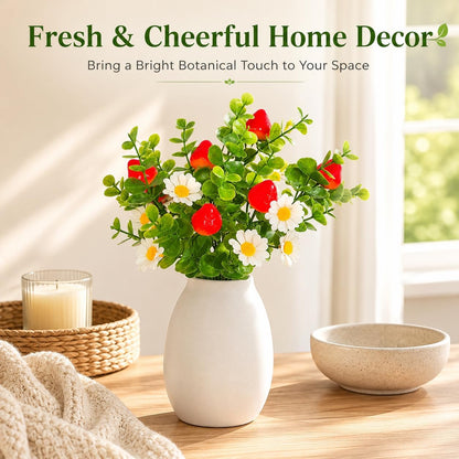 6 Pcs Artificial Lemon Branches Small Artificial Fruit Lemon Tree Greenery Decoration Faux Lemons Picks for Farmhouse Kitchen Home Table Decor Stem Fruits for Home Spring Summer Decor