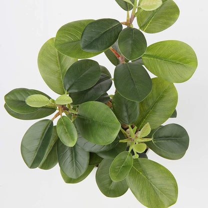 Artificial Plants Mini Camellia Potted Fake Plants Small Faux Plastic Plants Desk Plant Artificial Flowers with Vase for Home Office Desk Kitchen Garden Indoor Decor