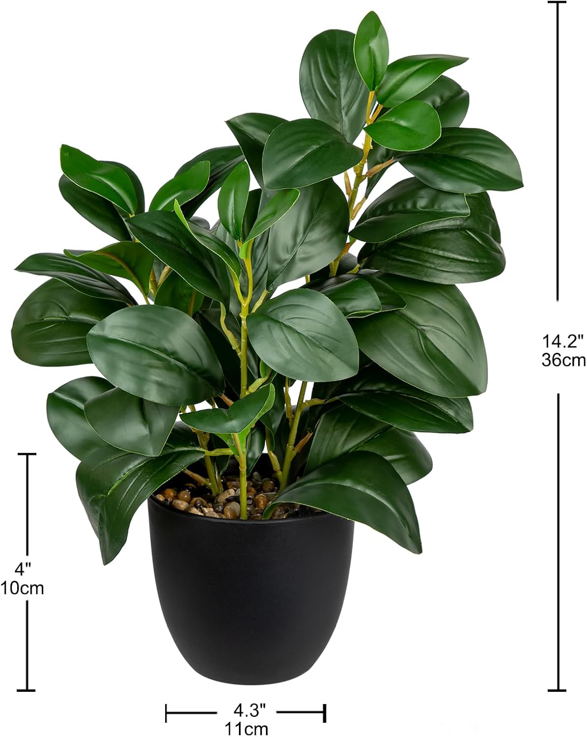 Artificial Plants Mini Camellia Potted Fake Plants Small Faux Plastic Plants Desk Plant Artificial Flowers with Vase for Home Office Desk Kitchen Garden Indoor Decor