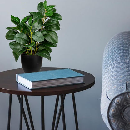 Artificial Plants Mini Camellia Potted Fake Plants Small Faux Plastic Plants Desk Plant Artificial Flowers with Vase for Home Office Desk Kitchen Garden Indoor Decor