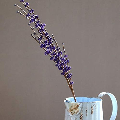 4Pcs Artificial Tulips Flower Stems for Valentine’s Day Anniversary Decor | 17.3" Faux Tulip Flower Bouquet Short Stems Vase Filler Home Mother's Day Wedding Table Centerpieces DIY Wreath Gift Decor