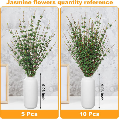 4Pcs Artificial Tulips Flower Stems for Valentine’s Day Anniversary Decor | 17.3" Faux Tulip Flower Bouquet Short Stems Vase Filler Home Mother's Day Wedding Table Centerpieces DIY Wreath Gift Decor
