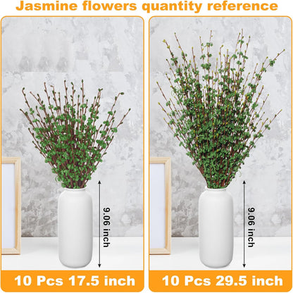 4Pcs Artificial Tulips Flower Stems for Valentine’s Day Anniversary Decor | 17.3" Faux Tulip Flower Bouquet Short Stems Vase Filler Home Mother's Day Wedding Table Centerpieces DIY Wreath Gift Decor