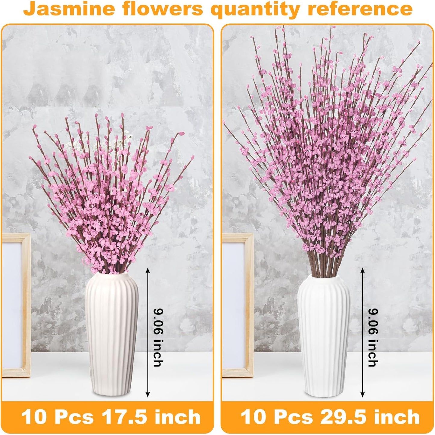 4Pcs Artificial Tulips Flower Stems for Valentine’s Day Anniversary Decor | 17.3" Faux Tulip Flower Bouquet Short Stems Vase Filler Home Mother's Day Wedding Table Centerpieces DIY Wreath Gift Decor