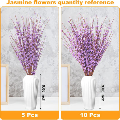 4Pcs Artificial Tulips Flower Stems for Valentine’s Day Anniversary Decor | 17.3" Faux Tulip Flower Bouquet Short Stems Vase Filler Home Mother's Day Wedding Table Centerpieces DIY Wreath Gift Decor