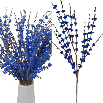 4Pcs Artificial Tulips Flower Stems for Valentine’s Day Anniversary Decor | 17.3" Faux Tulip Flower Bouquet Short Stems Vase Filler Home Mother's Day Wedding Table Centerpieces DIY Wreath Gift Decor