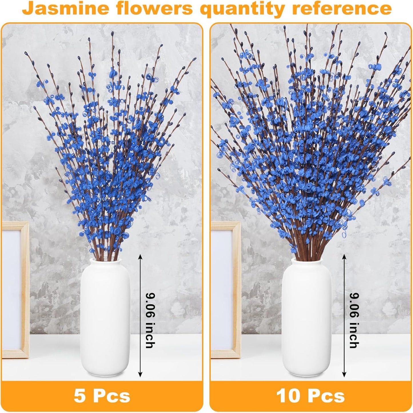4Pcs Artificial Tulips Flower Stems for Valentine’s Day Anniversary Decor | 17.3" Faux Tulip Flower Bouquet Short Stems Vase Filler Home Mother's Day Wedding Table Centerpieces DIY Wreath Gift Decor