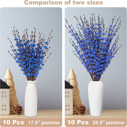4Pcs Artificial Tulips Flower Stems for Valentine’s Day Anniversary Decor | 17.3" Faux Tulip Flower Bouquet Short Stems Vase Filler Home Mother's Day Wedding Table Centerpieces DIY Wreath Gift Decor