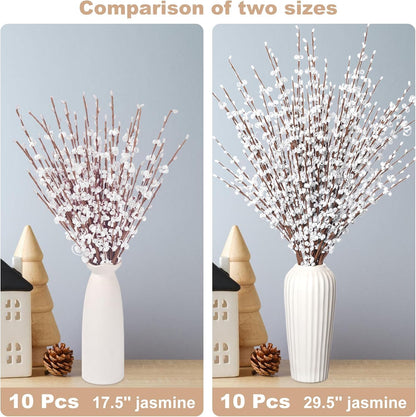 4Pcs Artificial Tulips Flower Stems for Valentine’s Day Anniversary Decor | 17.3" Faux Tulip Flower Bouquet Short Stems Vase Filler Home Mother's Day Wedding Table Centerpieces DIY Wreath Gift Decor
