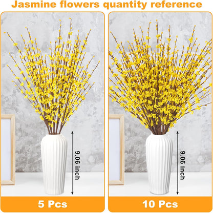 4Pcs Artificial Tulips Flower Stems for Valentine’s Day Anniversary Decor | 17.3" Faux Tulip Flower Bouquet Short Stems Vase Filler Home Mother's Day Wedding Table Centerpieces DIY Wreath Gift Decor