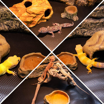 Reptile Substrate Mat Terrarium Carpet, 118" x 23.6" Non-Adhesive Reptile Terrarium Bedding Substrate Liner, Reptile Tank Accessories for Bearded Dragon,Leopard Gecko,Lizard,Tortoise