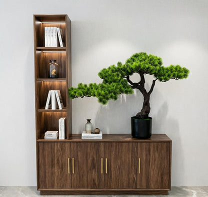 6FT Artificial Bonsai Tree in Pot – Large Realistic Cedar Tree Faux Pine Plant for Home & Office Decor, Hotel Lobby Entryway Greenery