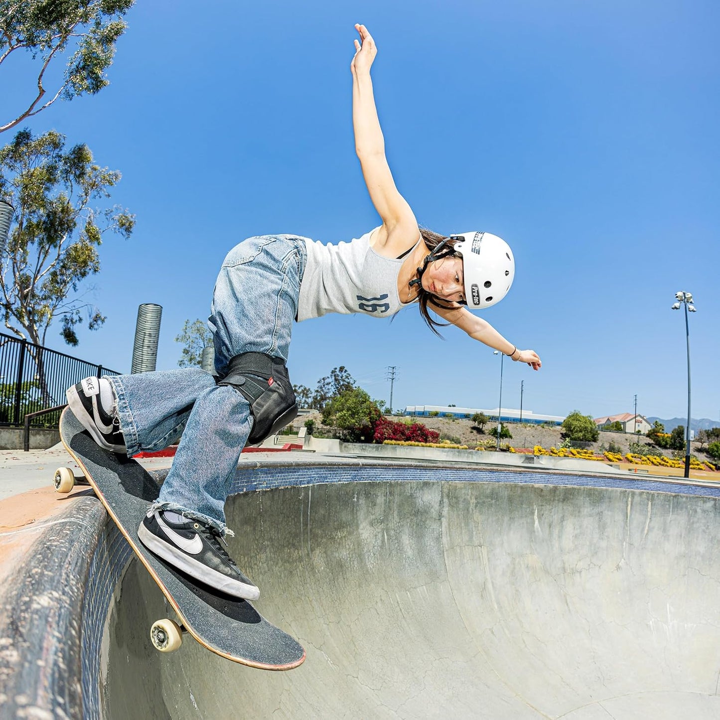 Old School Low PRO Certified Helmet - Ideal for Skateboarding, BMX, Bicycling, and Roller Skating