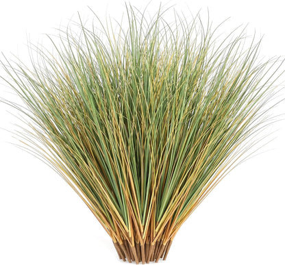 20PCS Artificial Onion Grass Stems 17.7in Faux Greenery Floral Arrangements