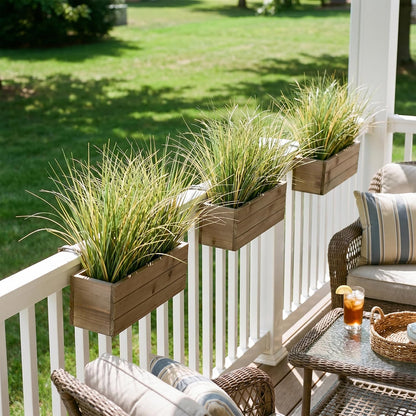 20PCS Artificial Onion Grass Stems 17.7in Faux Greenery Floral Arrangements