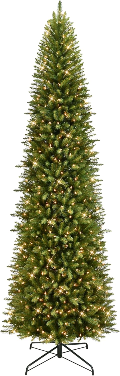 7.5ft Pre-Lit Fraser Fir Pencil Christmas Tree