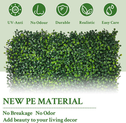 Artificial Ivy Privacy Fence Screen, 48"x120" (40 SQFT) 4-Layer Leaf