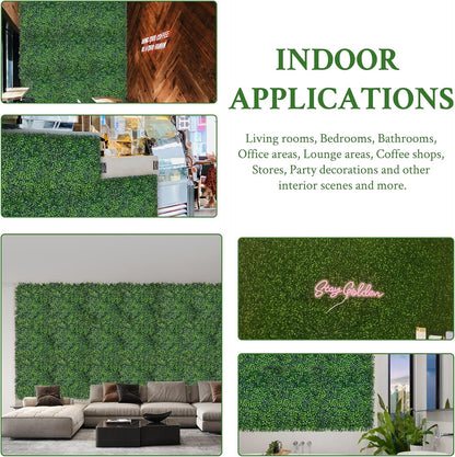 Artificial Ivy Privacy Fence Screen, 48"x120" (40 SQFT) 4-Layer Leaf