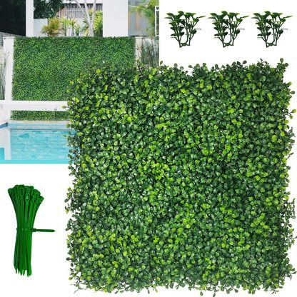 Artificial Ivy Privacy Fence Screen, 48"x120" (40 SQFT) 4-Layer Leaf