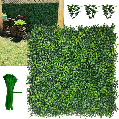 Artificial Ivy Privacy Fence Screen, 48"x120" (40 SQFT) 4-Layer Leaf