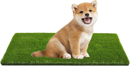 Artificial Grass, 39.4" x 19.7" Reusable Grass Patch for Dogs, Fake Grass Mat for Balcony/Indoor/Outdoor, Washable Pet Training Turf with Drainage Holes, Easy to Clean