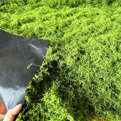 Artificial Green Moss Mat for Decoration Carpet Grass Wall, 11.81×78.74 inch Natural Decorative for Plants Indoor with Base Fabric, Artificial Moss Mat Suitable for DIY 0.3×2m