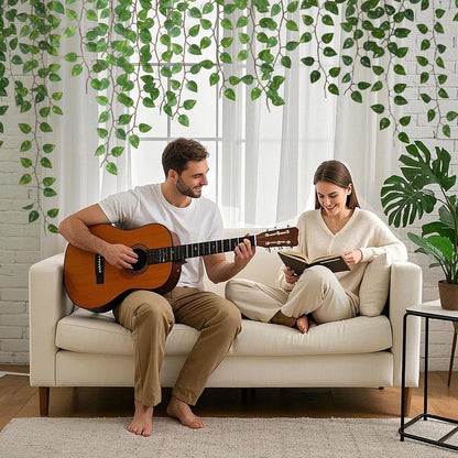 12 Pack 86Ft Fake Plants Artificial Vines for Room Decor, Faux ivy Greenery Garland for Home teen girls bedroom living Aesthetic Farmhouse Dorm Wall Decoration, Wedding Easter Christmas Party Gift