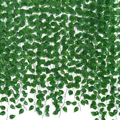 12 Pack 86Ft Fake Plants Artificial Vines for Room Decor, Faux ivy Greenery Garland for Home teen girls bedroom living Aesthetic Farmhouse Dorm Wall Decoration, Wedding Easter Christmas Party Gift