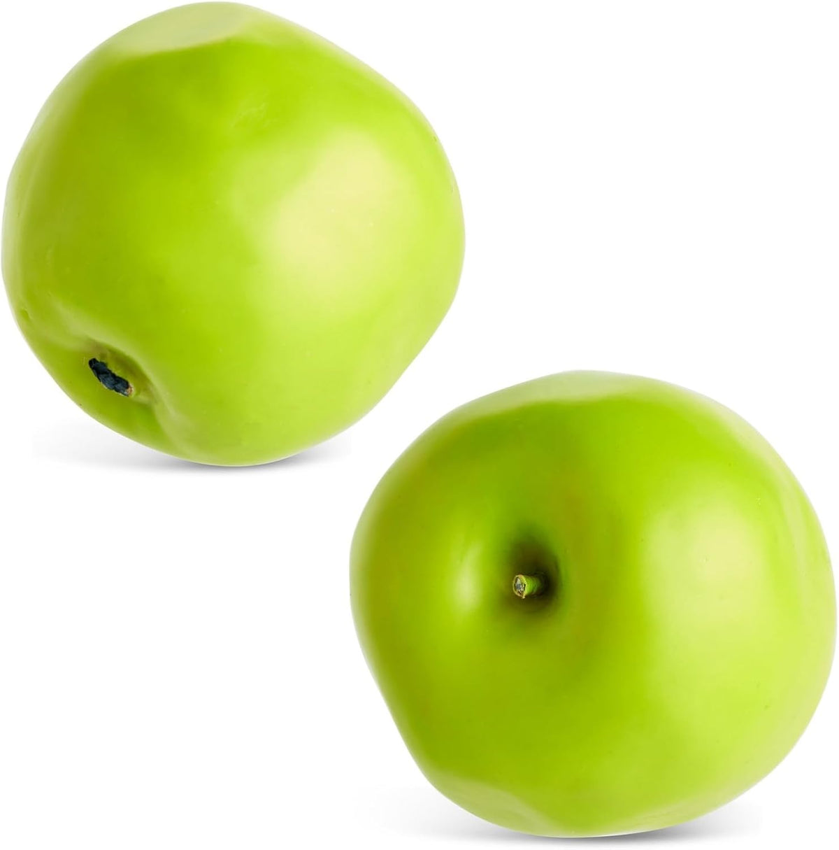 Artificial Apples Set - Lifelike Foam Apples for Crafts & Displays - 6-Pack, 2.7"×2.2"×2.5"" - Red & Green