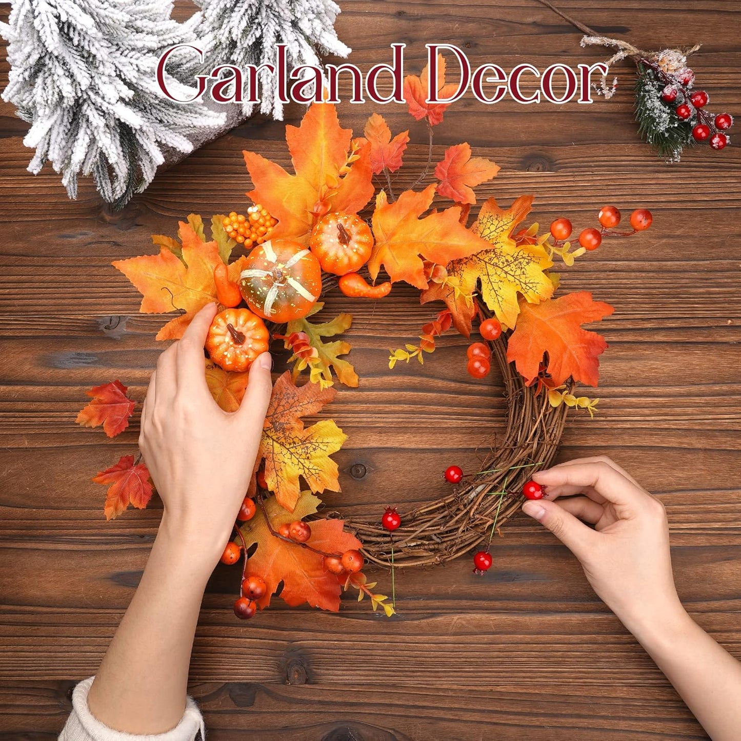 Mini Pomegranate Artificial Fruits for Decoration Lifelike Decor 40 Pcs, Christmas Ornaments, Crafts