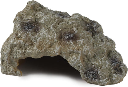 Resin Leopard Gecko Hide, True to Nature Reptile Rock for Bearded Dragon Hideout Snake Hides for Ball Pythons, Tortoise House Terrarium DÉCor - Small