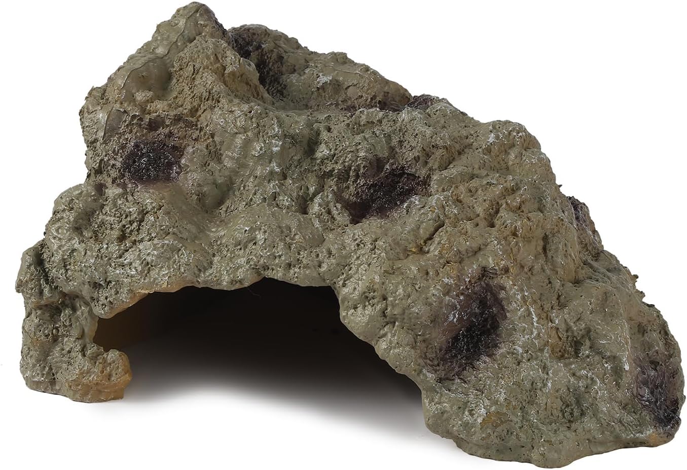 Resin Leopard Gecko Hide, True to Nature Reptile Rock for Bearded Dragon Hideout Snake Hides for Ball Pythons, Tortoise House Terrarium DÉCor - Small