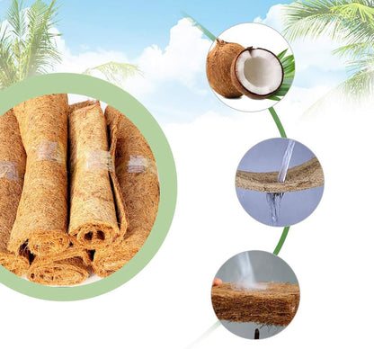 Reptile Carpet Coconut Fiber Mat,Lizard Terrarium Substrate Liner Gecko Tank Flooring Bearded Dragon Tank Accessories Bedding for Snakes Chameleons Tortoises