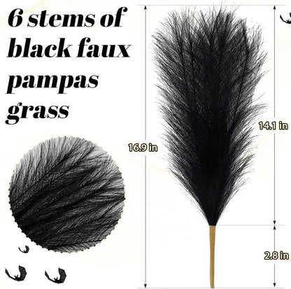 Pampas Grass Decor,21" Artificial Pompous Grass Bulk,Small Vase Filler Pompas Grass for Home Wedding Living Room Wall Party Decoration (Beige,Light Brown, 21 Inch)