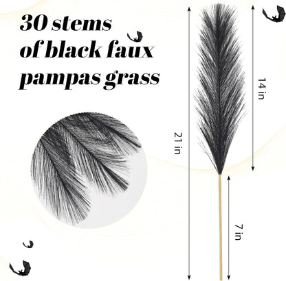 Pampas Grass Decor,21" Artificial Pompous Grass Bulk,Small Vase Filler Pompas Grass for Home Wedding Living Room Wall Party Decoration (Beige,Light Brown, 21 Inch)