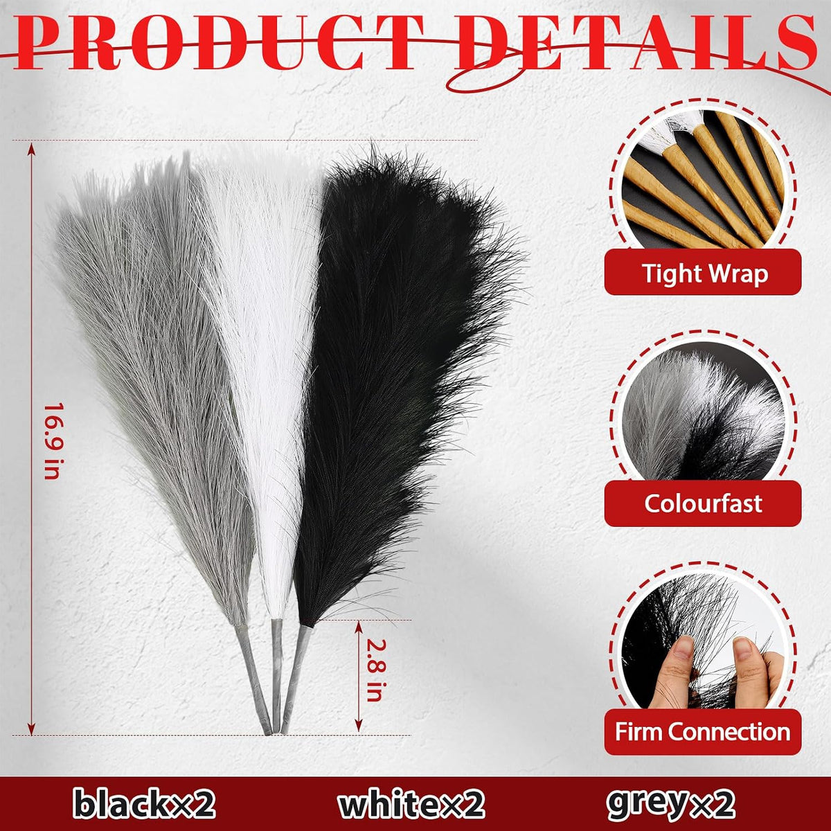 Pampas Grass Decor,21" Artificial Pompous Grass Bulk,Small Vase Filler Pompas Grass for Home Wedding Living Room Wall Party Decoration (Beige,Light Brown, 21 Inch)