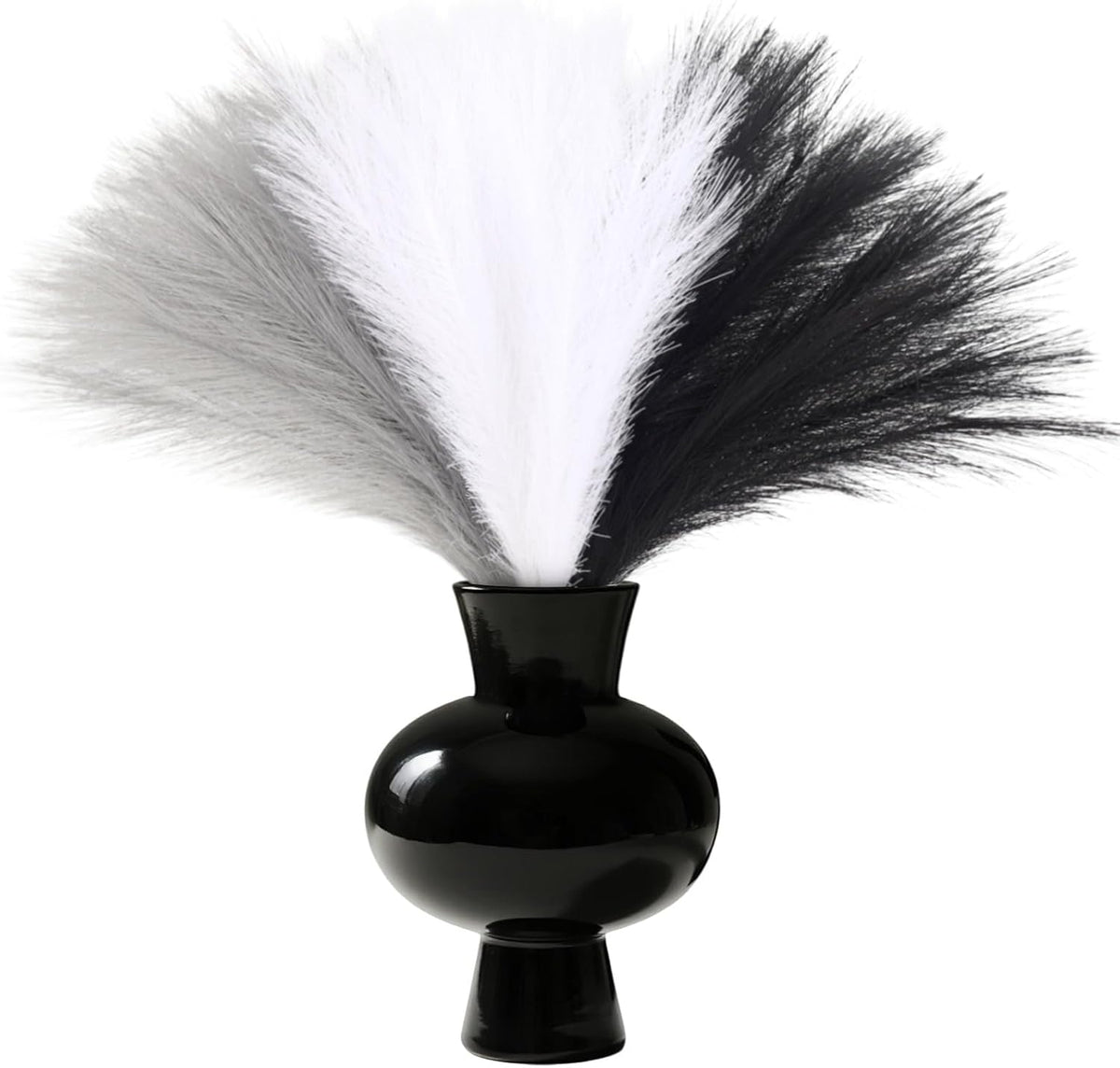 Pampas Grass Decor,21" Artificial Pompous Grass Bulk,Small Vase Filler Pompas Grass for Home Wedding Living Room Wall Party Decoration (Beige,Light Brown, 21 Inch)