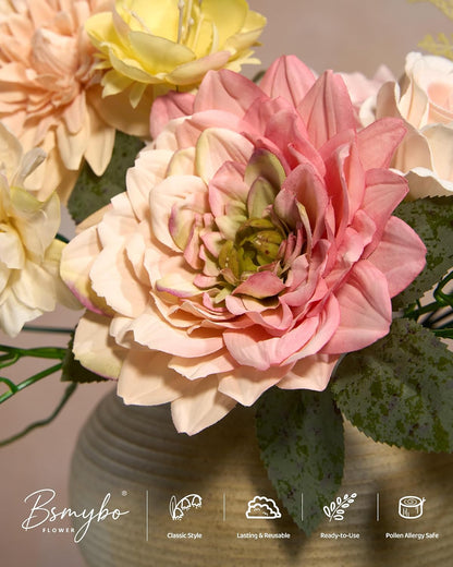 Artificial Flowers Combo Box Purple Fake Rose Flower for Wedding Decoration