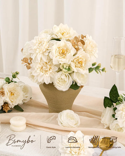 Artificial Flowers Combo Box Purple Fake Rose Flower for Wedding Decoration