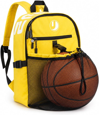 Basketball Backpack with Separate Ball Compartment & Shoe Storage - Durable Sports Bag for Kids & Youth, Water-Resistant Gym Bag for Soccer, Volleyball, and Basketball Gear Training
