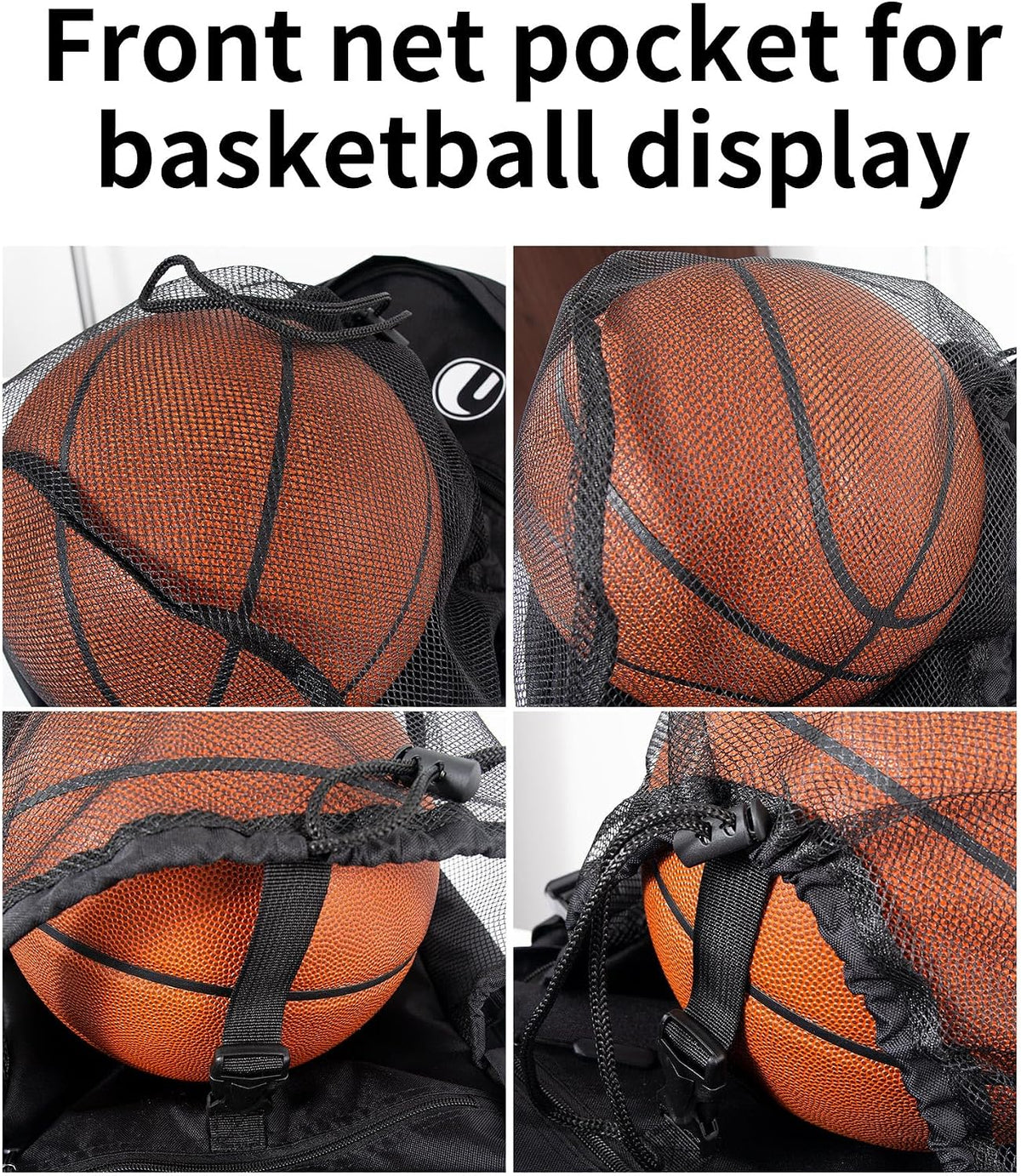 Basketball Backpack with Separate Ball Compartment & Shoe Storage - Durable Sports Bag for Kids & Youth, Water-Resistant Gym Bag for Soccer, Volleyball, and Basketball Gear Training