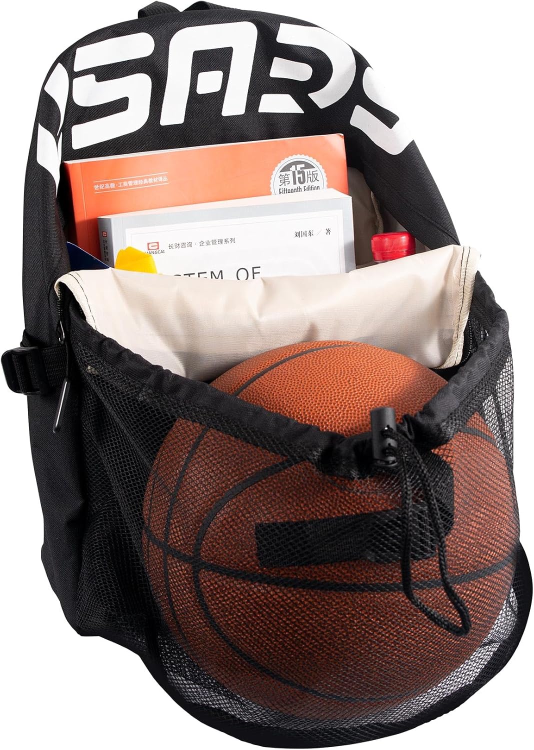 Basketball Backpack with Separate Ball Compartment & Shoe Storage - Durable Sports Bag for Kids & Youth, Water-Resistant Gym Bag for Soccer, Volleyball, and Basketball Gear Training