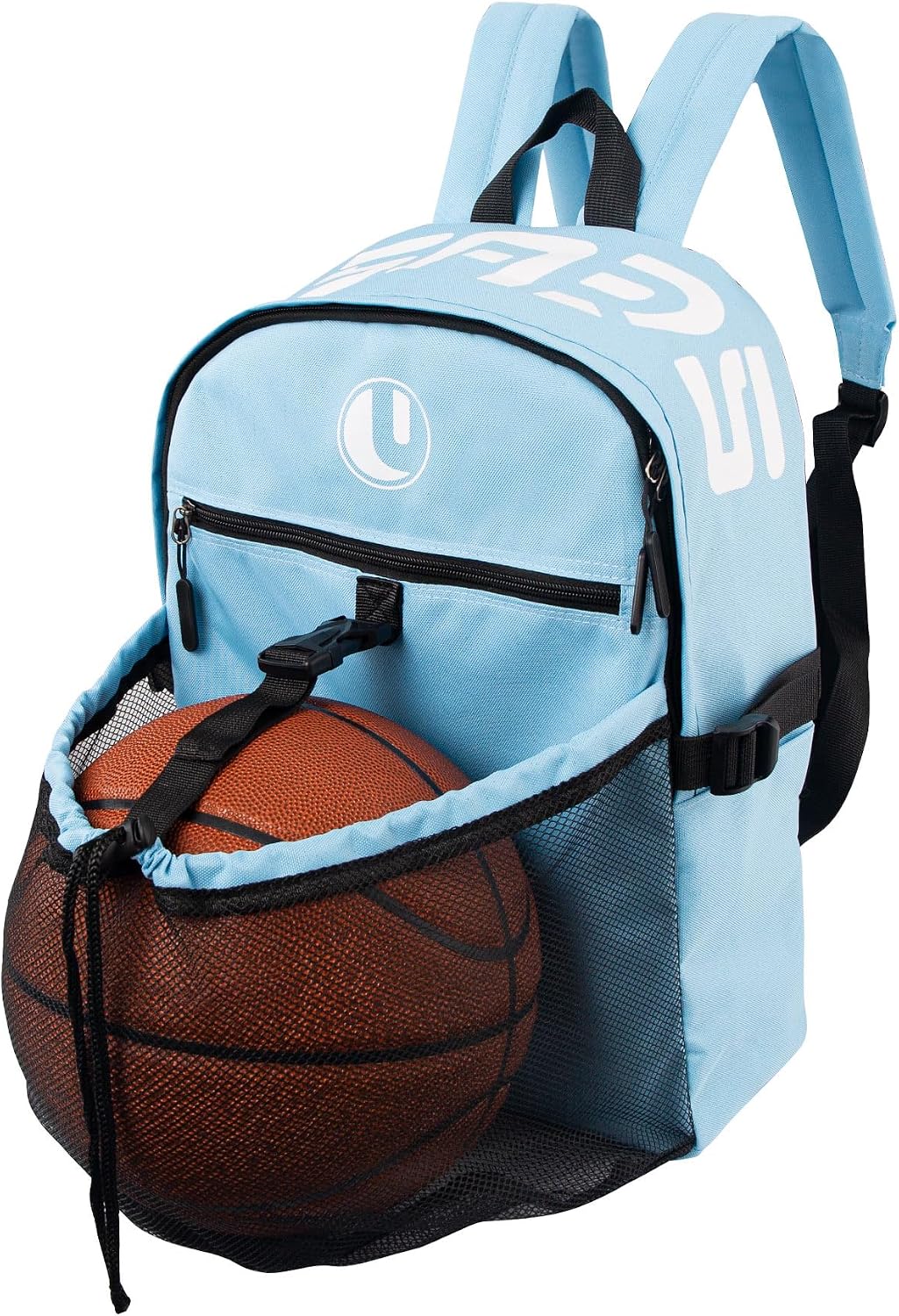 Basketball Backpack with Separate Ball Compartment & Shoe Storage - Durable Sports Bag for Kids & Youth, Water-Resistant Gym Bag for Soccer, Volleyball, and Basketball Gear Training