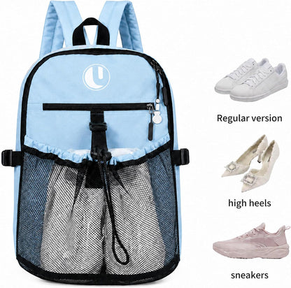 Basketball Backpack with Separate Ball Compartment & Shoe Storage - Durable Sports Bag for Kids & Youth, Water-Resistant Gym Bag for Soccer, Volleyball, and Basketball Gear Training