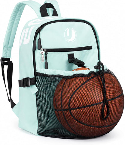 Basketball Backpack with Separate Ball Compartment & Shoe Storage - Durable Sports Bag for Kids & Youth, Water-Resistant Gym Bag for Soccer, Volleyball, and Basketball Gear Training