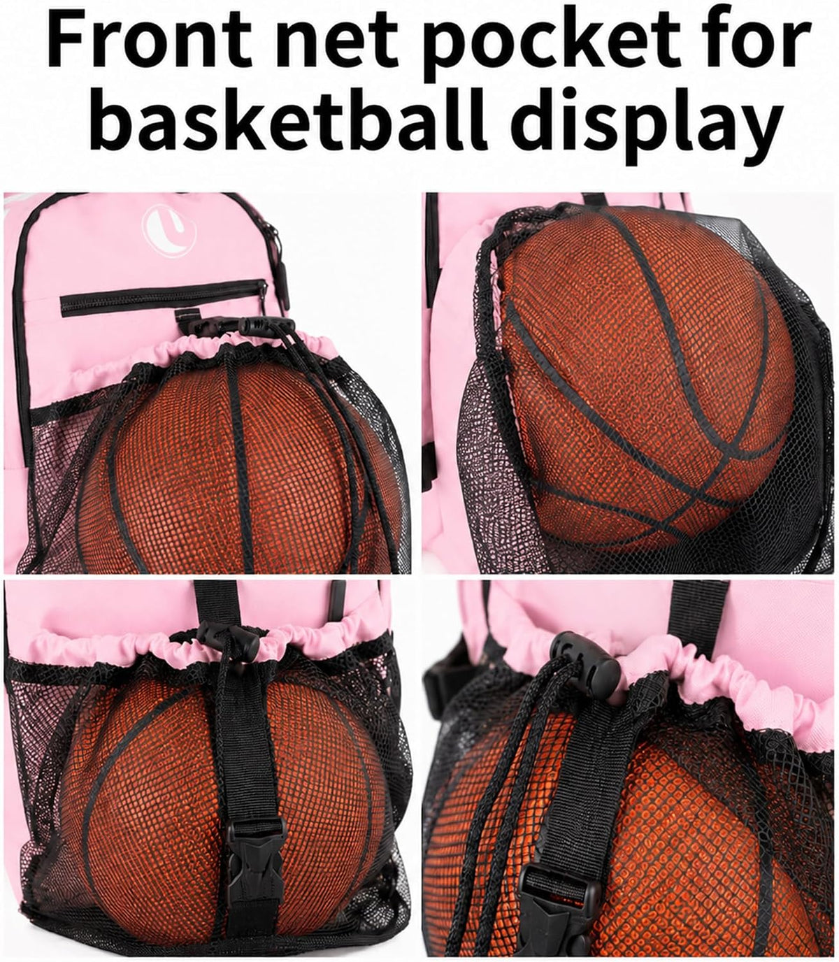 Basketball Backpack with Separate Ball Compartment & Shoe Storage - Durable Sports Bag for Kids & Youth, Water-Resistant Gym Bag for Soccer, Volleyball, and Basketball Gear Training
